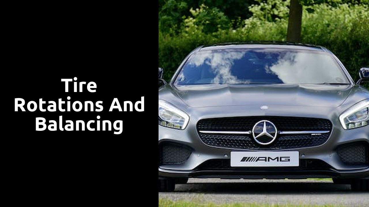 Tire Rotations and Balancing
