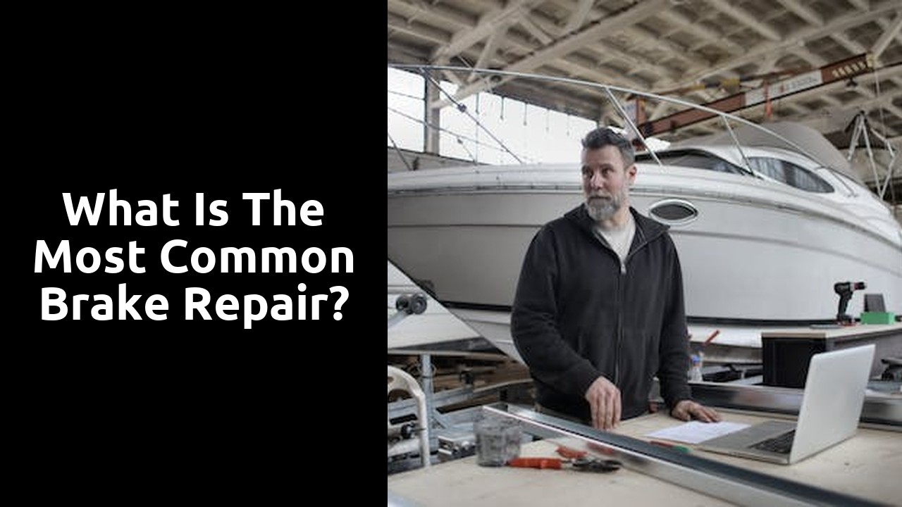 What is the most common brake repair?